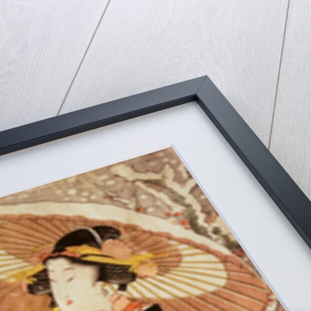 Snow, from The Snow, Moon and Flowers series by Katsukawa Shunsen