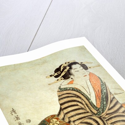 The Angry Drinker by Torii Kiyomitsu II