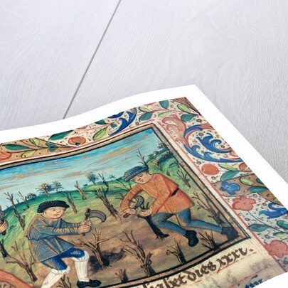 March, from The Playfair Book of Hours. France, late 15th century by Anonymous