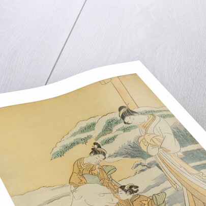 Snowdog by Suzuki Harunobu