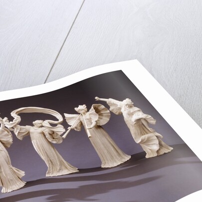 Figures from a table setting. France, 1903-05 by Agathon Léonard