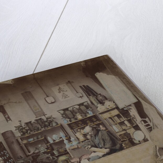 Japanese Shop by Felice Beato