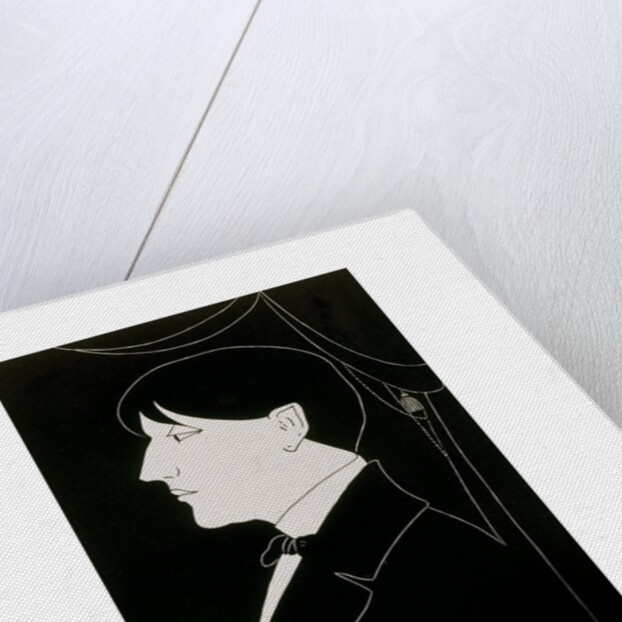 Aubrey Beardsley in profile by Aubrey Vincent Beardsley