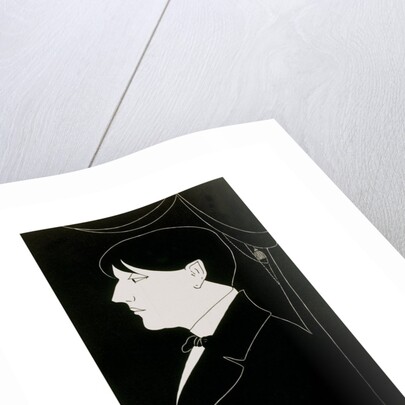 Aubrey Beardsley in profile by Aubrey Vincent Beardsley