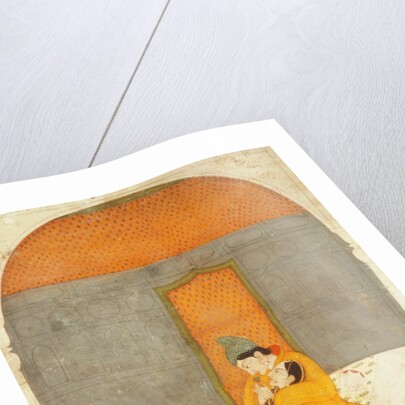 Lovers on a bed by Unknown