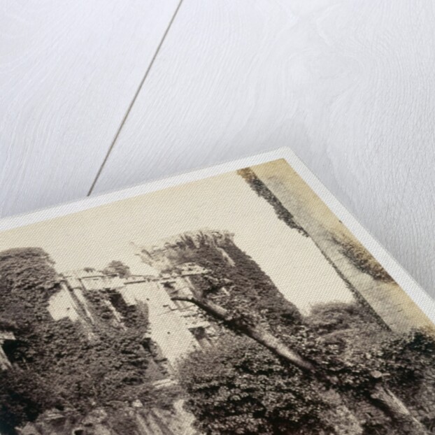 Raglan Castle by Francis Bedford