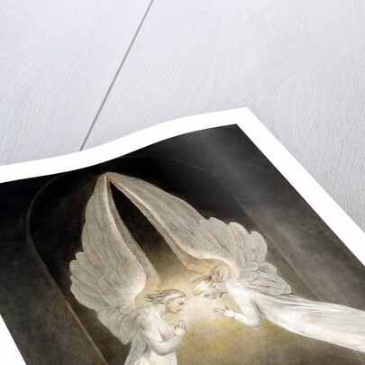 The Angels Hovering over The Body of Christ in the Sepulchre by William Blake