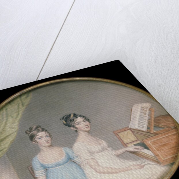 Miss Harriet & Miss Elizabeth Binney by John Smart. England, 1806. by John Smart