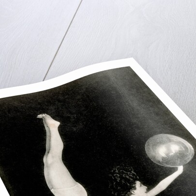 Georgia Graves dancing with ball by Anonymous