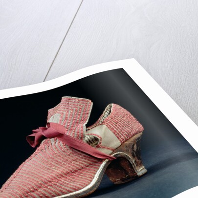 Woman's shoe. England, mid-17th century by Anonymous