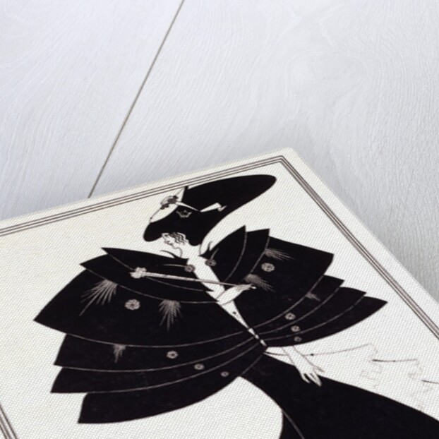 The Black Cape by Aubrey Vincent Beardsley