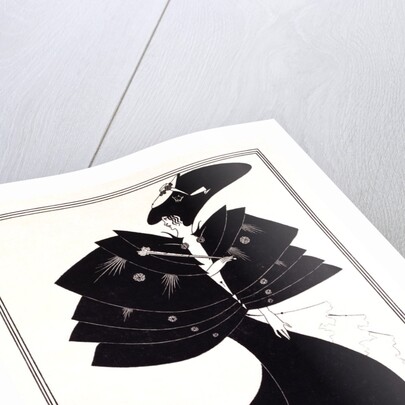 The Black Cape by Aubrey Vincent Beardsley
