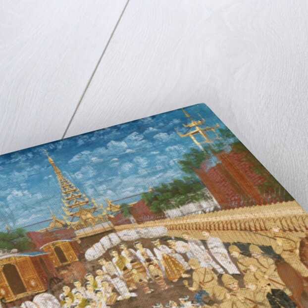 The Departure of King Thibaur from Mandalay by Unknown