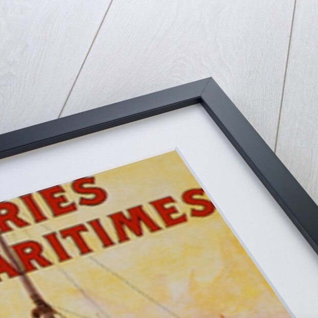 Messageries Maritimes advertising french cargo boats by Unknown