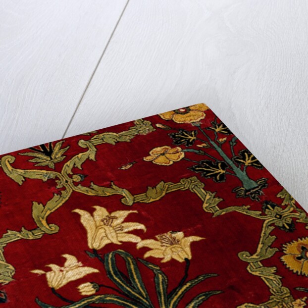 Carpet fragment. Mughal, India, mid-17th century by Unknown