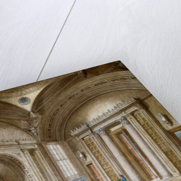 The New Masonic Hall at Freemasons Tavern by Joseph Michael Gandy