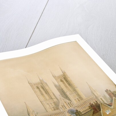 Lincoln Cathedral by Peter De Wint