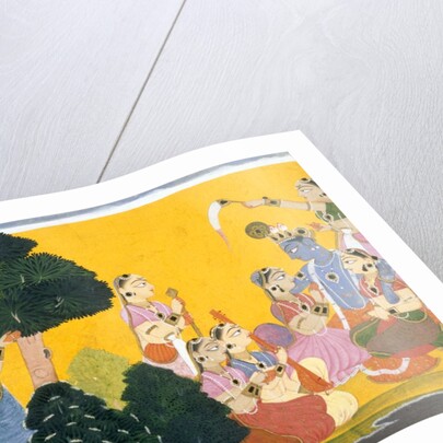 Krishna with the Gopis. India, 18th century by Unknown