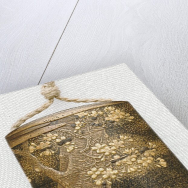 Inro depicting a Cherry tree by Kajikawa Bunryusai Tomohide
