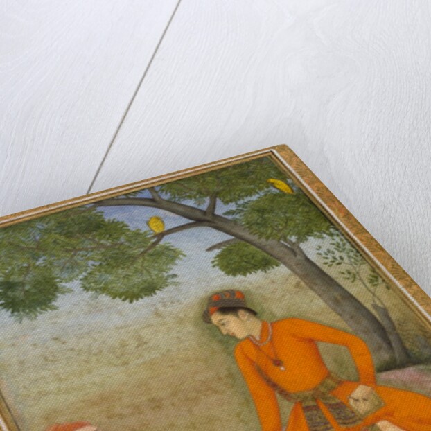 A Prince and a religious man by Unknown