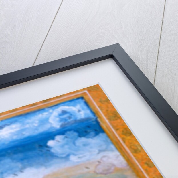 A lady with a bowl of rose flowers by Unknown
