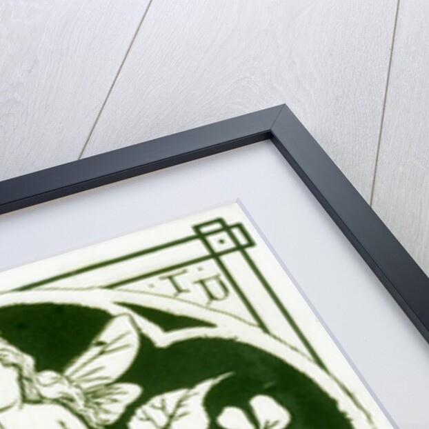 Winged nymph and violets by C. O. Murray