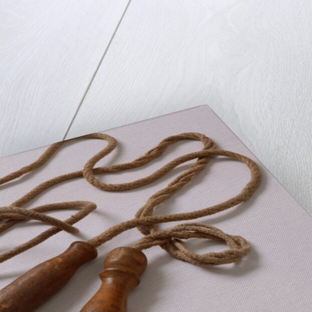 Skipping Rope with Wooden Handles. Britain, early 20th century by unknown