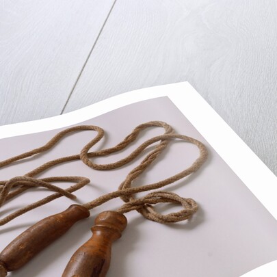 Skipping Rope with Wooden Handles. Britain, early 20th century by unknown