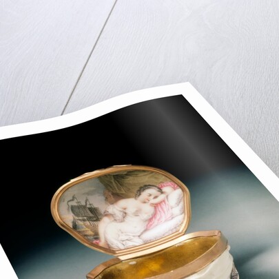 Seashell snuff box by Giuseppe Gricci & Giovanni Caselli