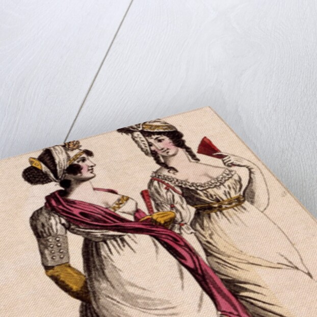 Paris Dress, from Ladies Magazine. London, England, 1801 by Unknown