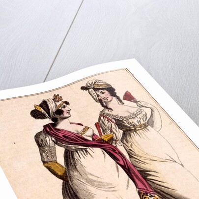 Paris Dress, from Ladies Magazine. London, England, 1801 by Unknown