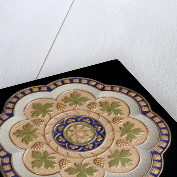 Octagonal plate by Augustus Welby Northmore Pugin