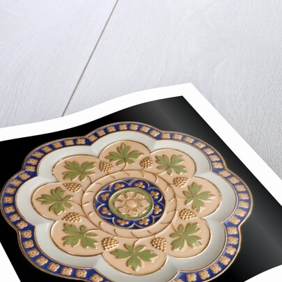 Octagonal plate by Augustus Welby Northmore Pugin