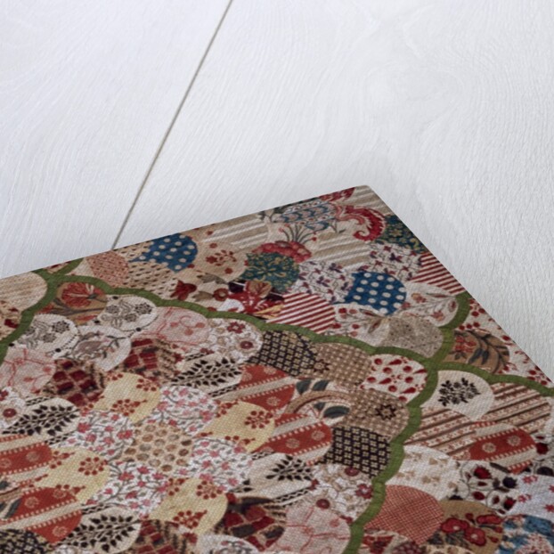 Cover made from shell-shaped patches by unknown