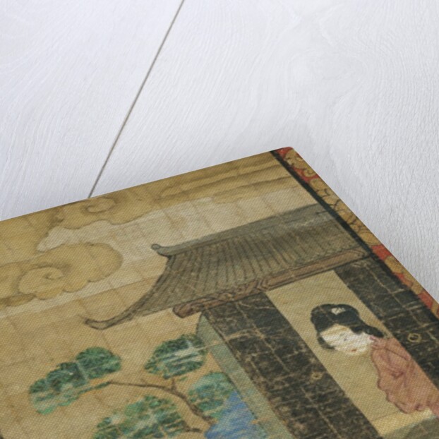 Hanging scroll depicting Confucian subjects by Unknown
