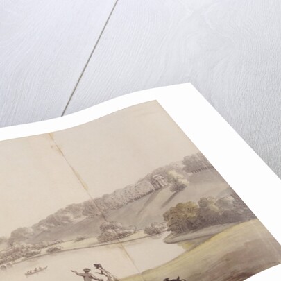 Lake at Stourhead by Coplestone Warre Bampfylde