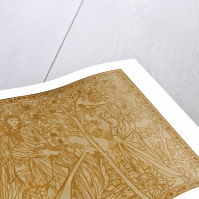 The Musicians embroidered panel by Selwyn Image