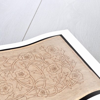Unfinished embroidery kit with floral design by Mary Morris