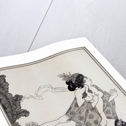 Cinesias Entreating Myrrhine to Coition by Aubrey Beardsley