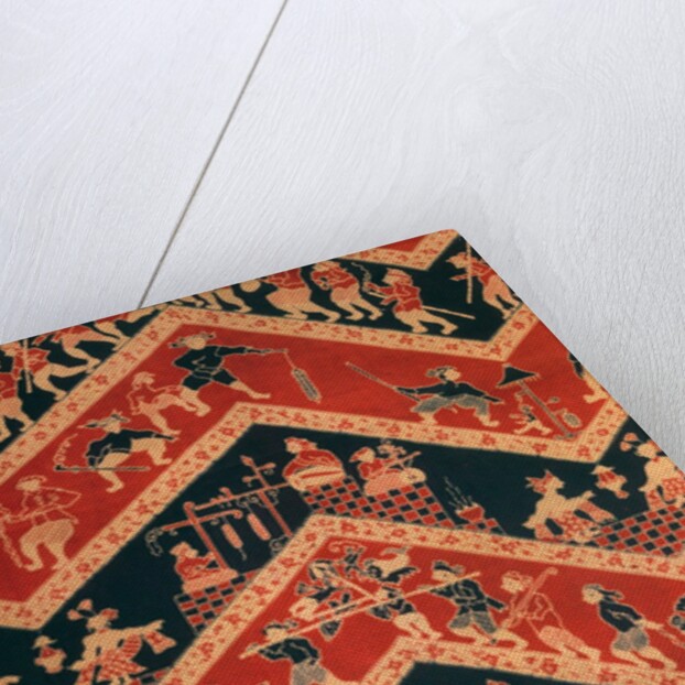 Batik textile by Unknown