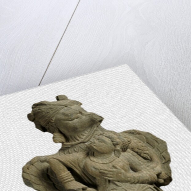 Garuda abducting Queen Kakati. Gandharan,  2nd - 3rd century by Unknown