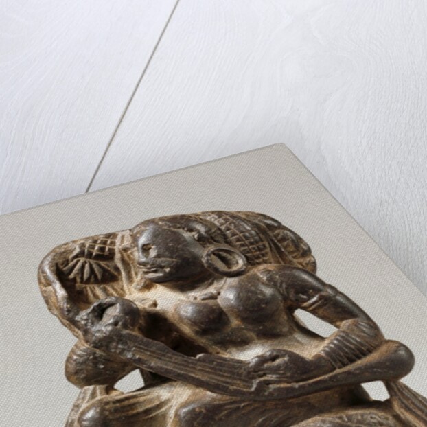 Seated musician. Pakistan, 5th - 6th century A.D. by Unknown
