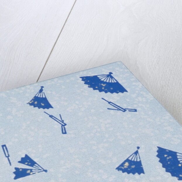 Japanese sliding door paper by Unknown