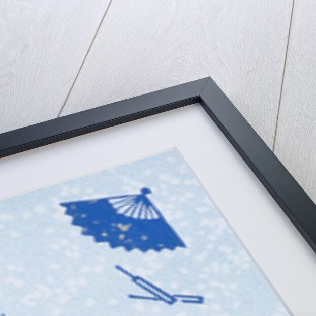 Japanese sliding door paper by Unknown