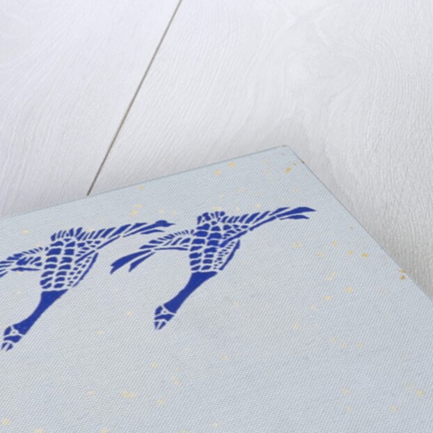 Japanese sliding door paper by Unknown