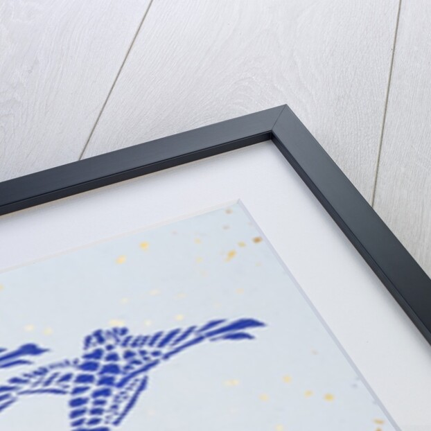 Japanese sliding door paper by Unknown