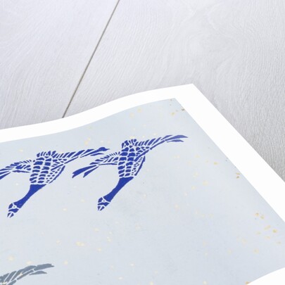 Japanese sliding door paper by Unknown