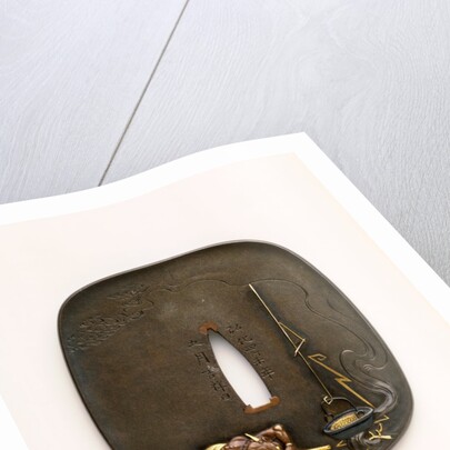Tsuba by Kingyokuoì Myochin Hirosada
