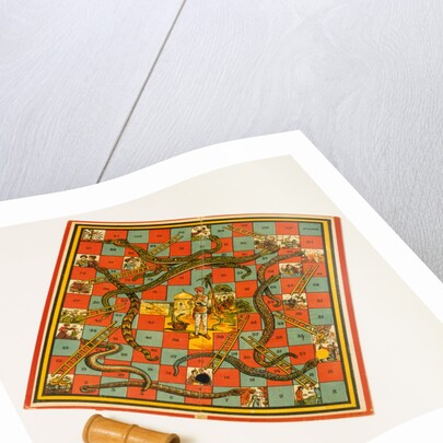Snakes and Ladders Board Game. England, early 20th century by Unknown