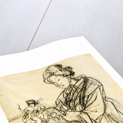 Woman Puppeteer. Japan, 19th century by Unknown